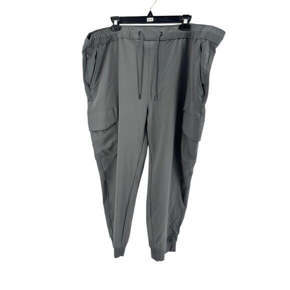 Goodfellow & Co. Men's Gray Athletic Cargo Jogger Pants Size XXL Inseam 27.5in - Picture 1 of 4